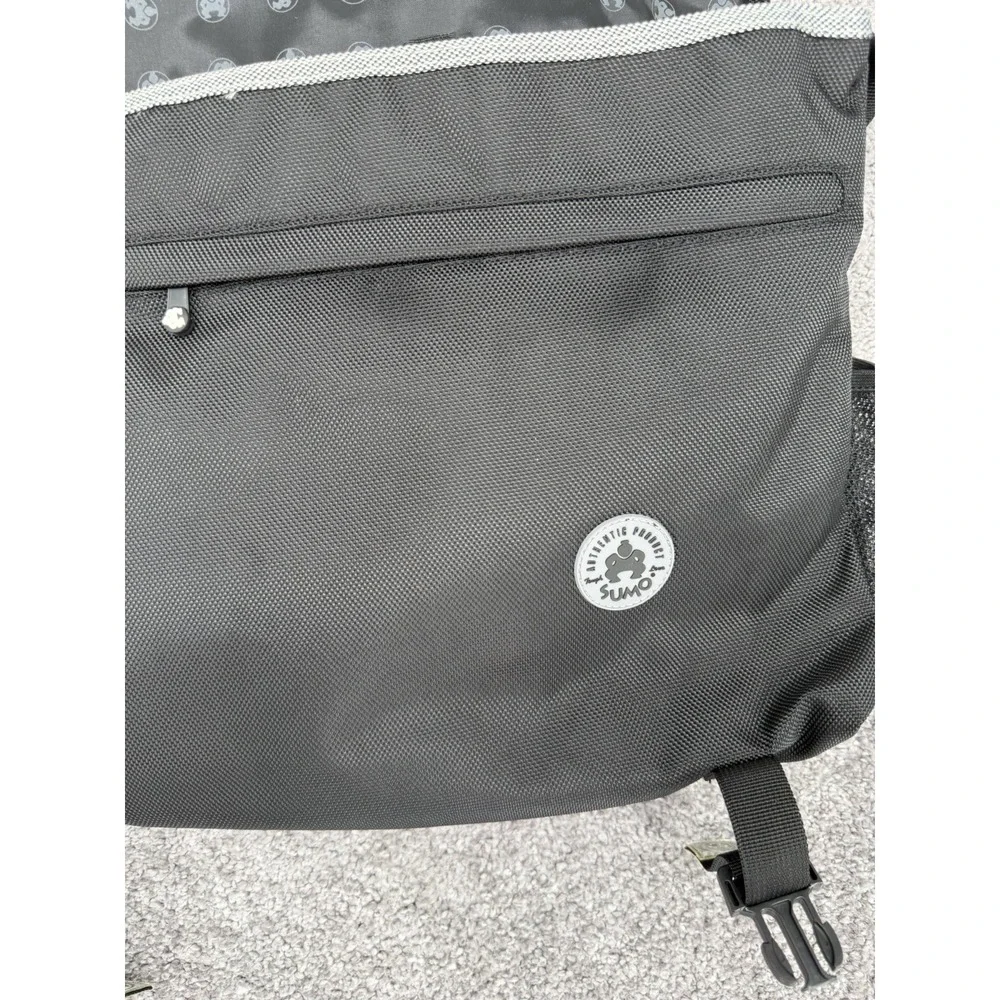 Mobile Edge Sumo Messenger Bag Gray Camo Black Ballistic Nylon 16